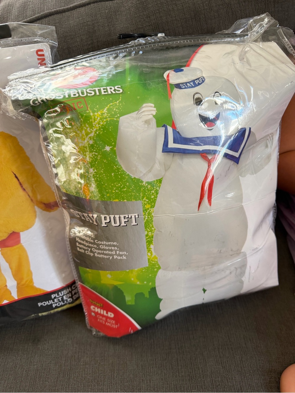 Stay Puft Inflatable Kids Costume - White inflatable